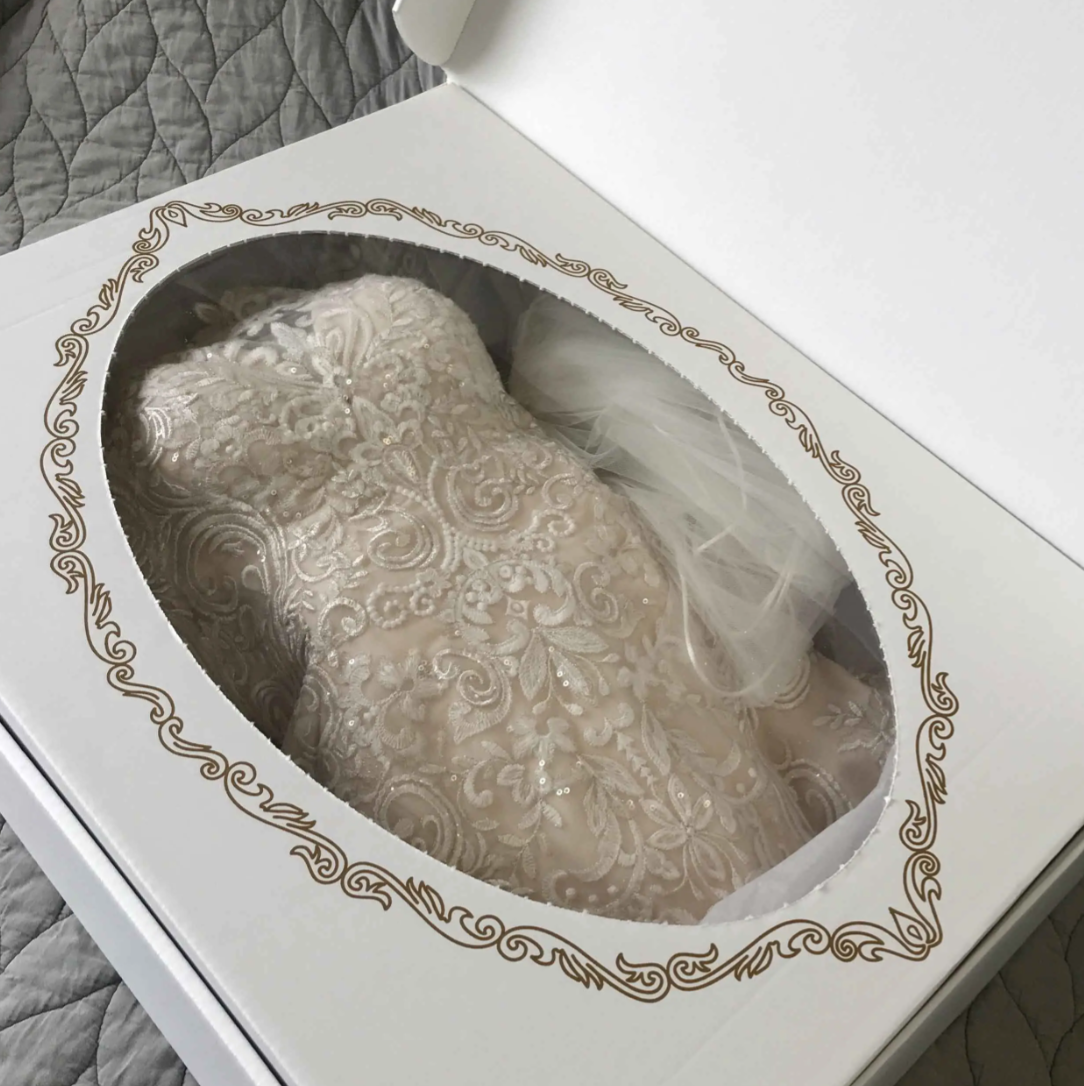 How should I store my wedding dress after the wedding? Image