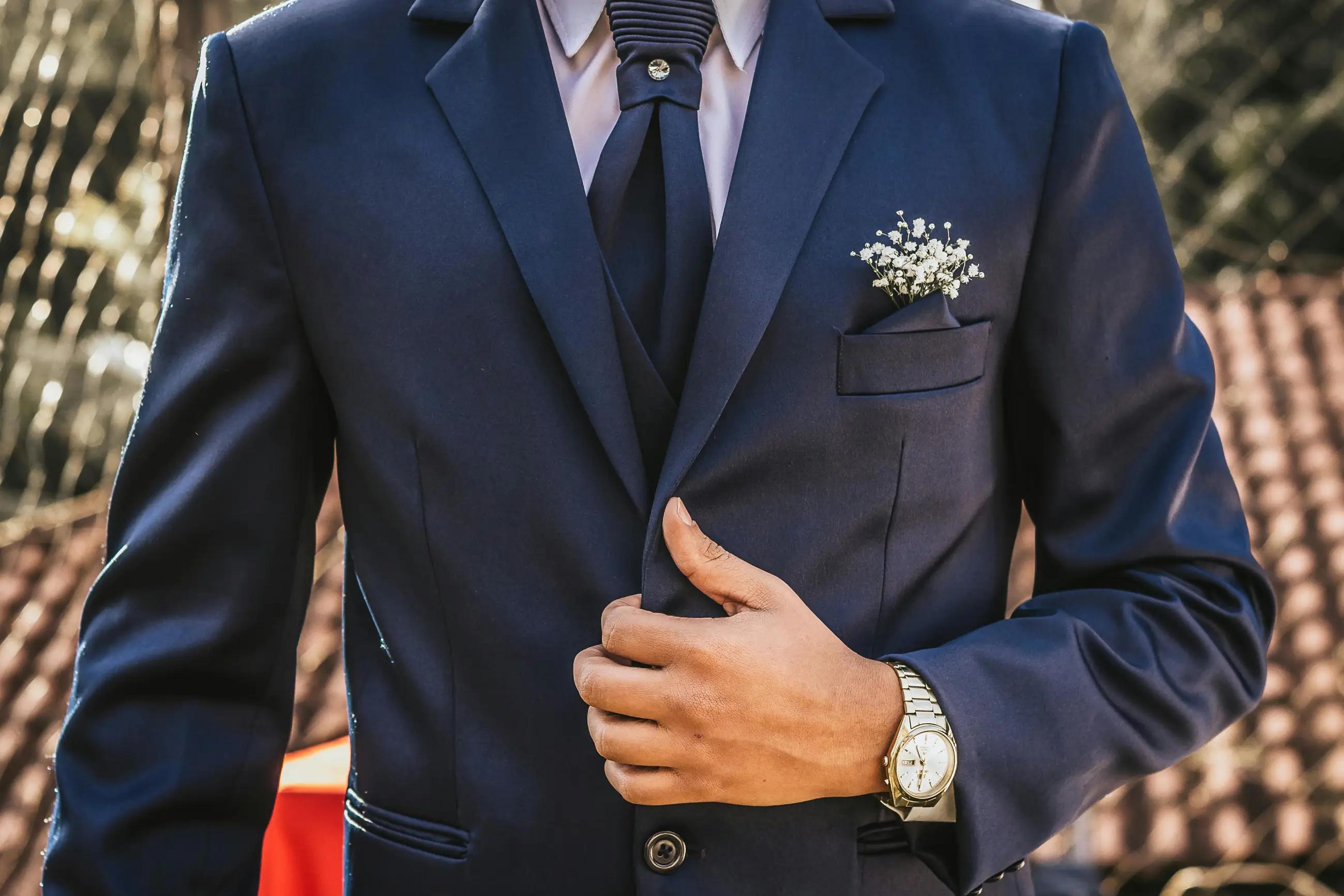 The Glamorous Grooms: A Guide to Stylish Men&#39;s Wedding Attire. Mobile Image