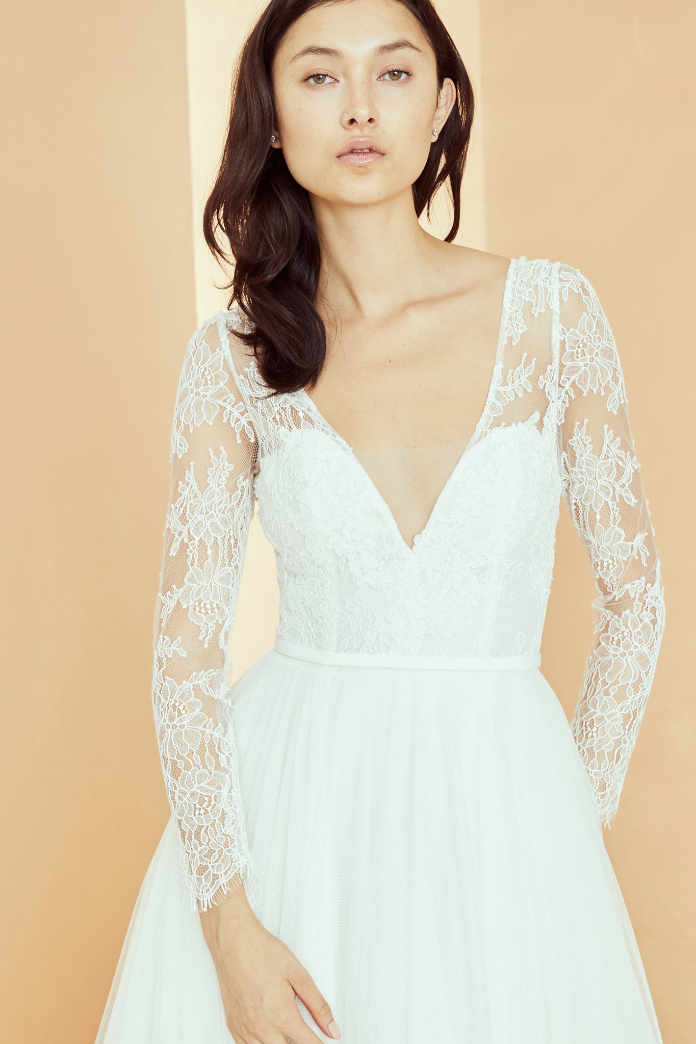 Nouvelle Amsale Emily wedding dress Solutions Bridal