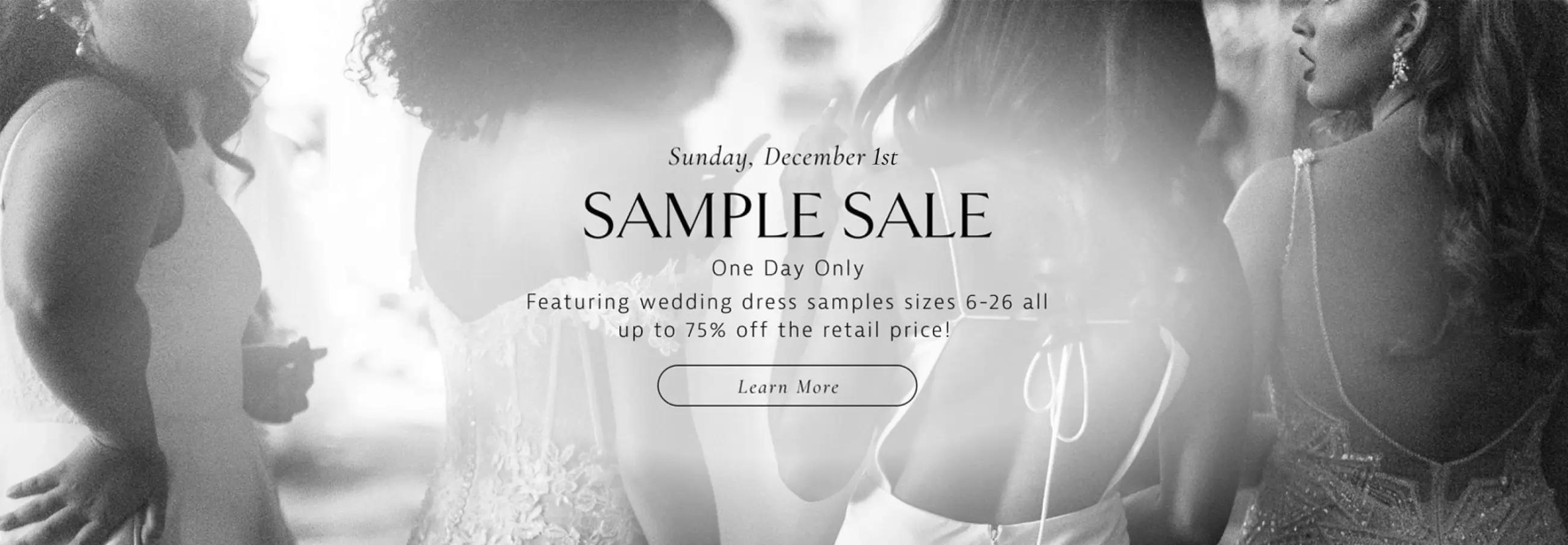 Sample Sale at Solutions Bridal